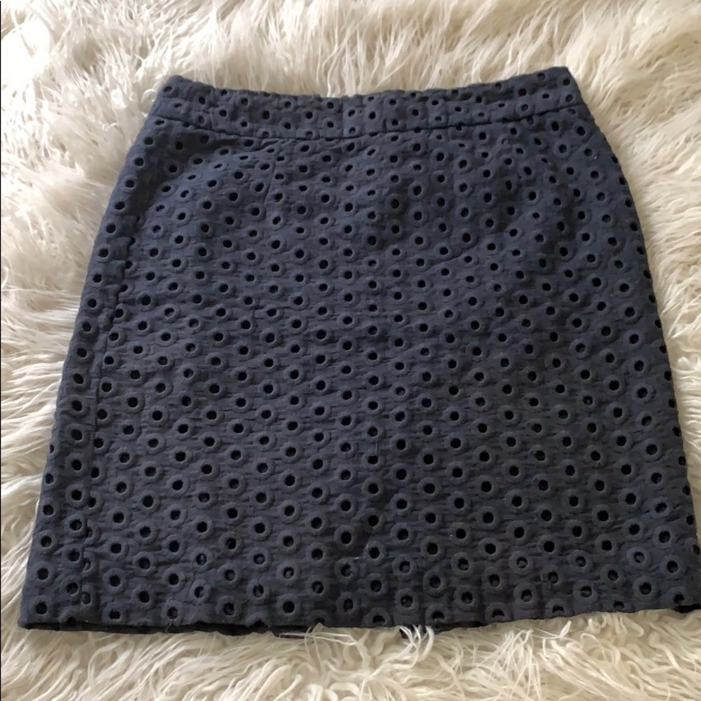 J Crew navy skirt